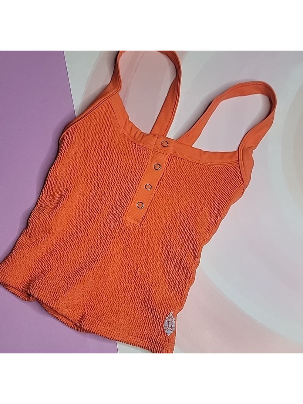 Free People Movement Scrunched Ribbed Tank M/L - Picture 4 of 5